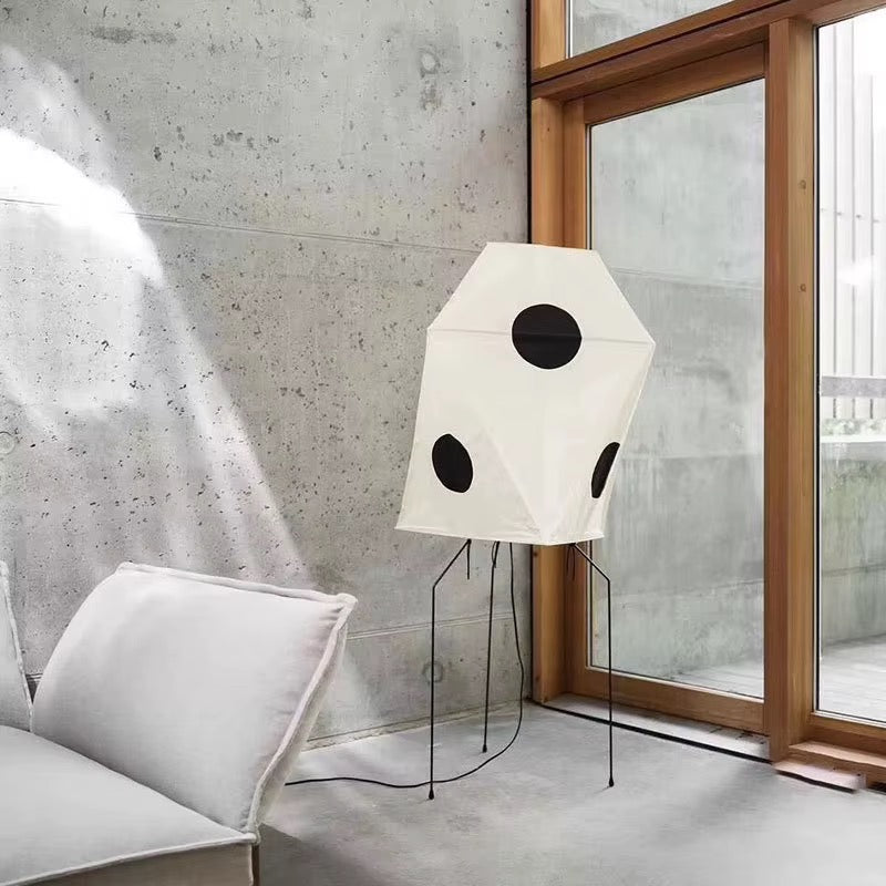 Geometric White Dog Floor Lamp