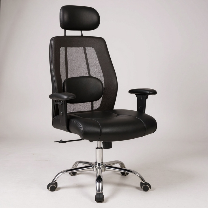 LuxHigh - High-Back Mesh Leather Chair