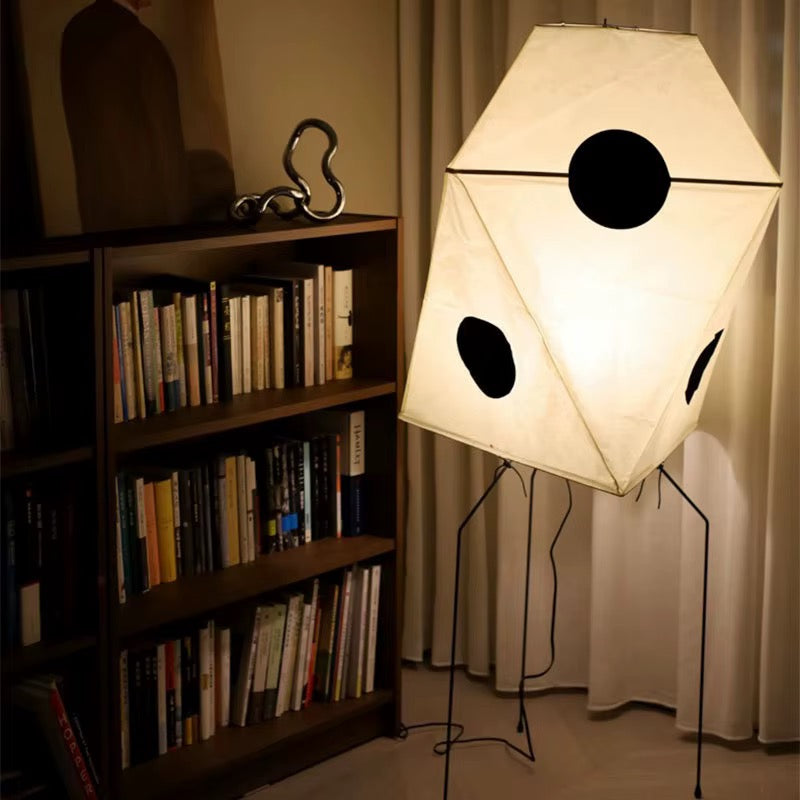 Geometric White Dog Floor Lamp