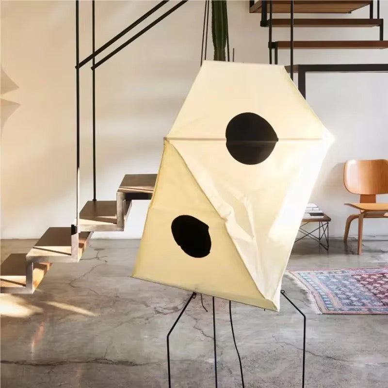 Geometric White Dog Floor Lamp
