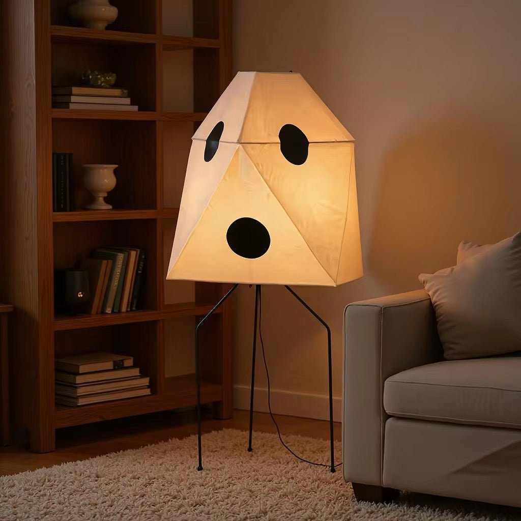 Geometric White Dog Floor Lamp
