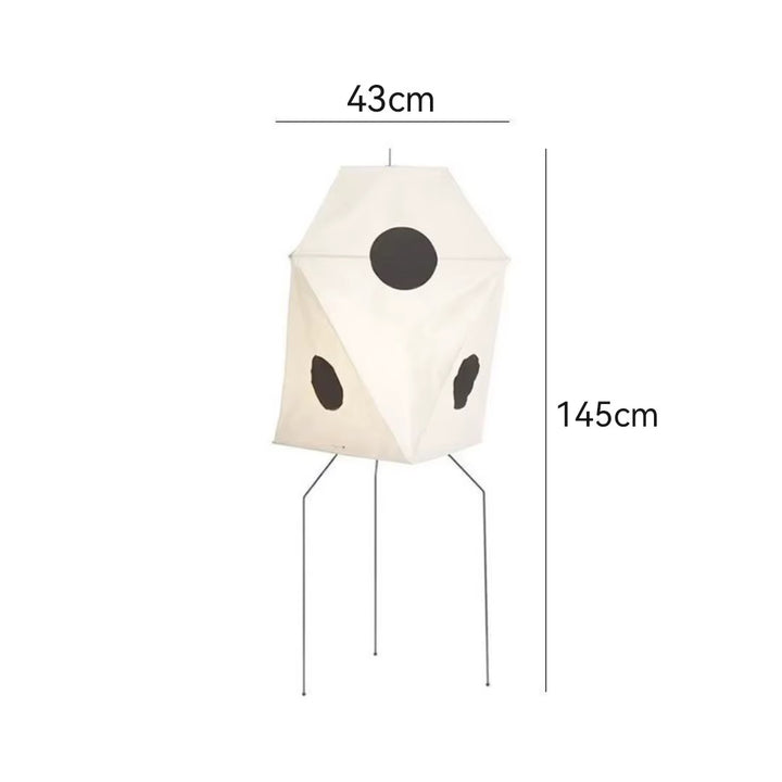 Geometric White Dog Floor Lamp