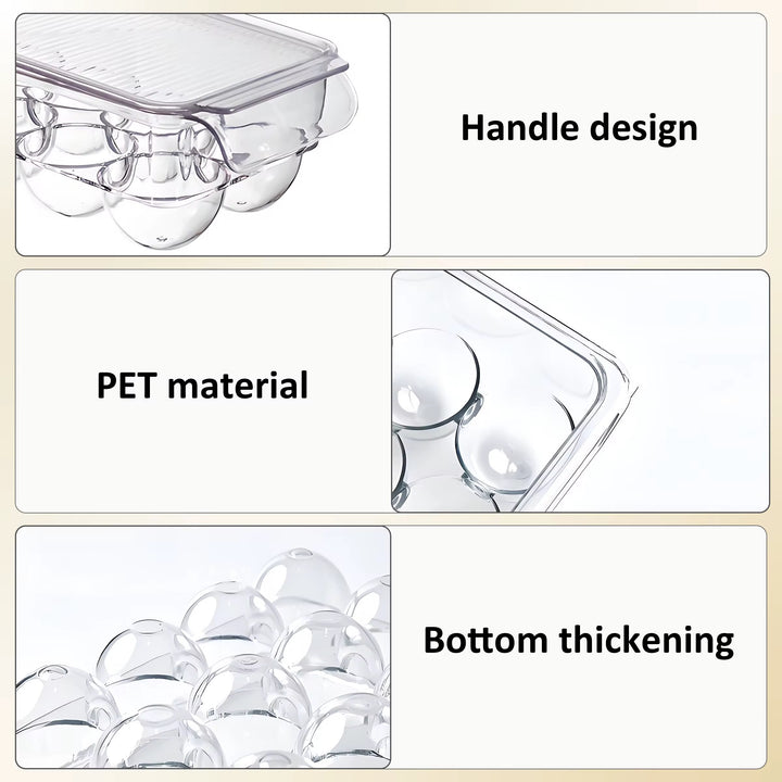 Stackable Refrigerator Egg Organizer