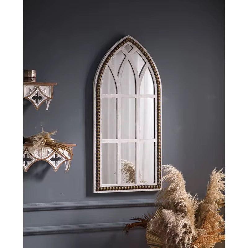 Gothic Arched Window Mirror