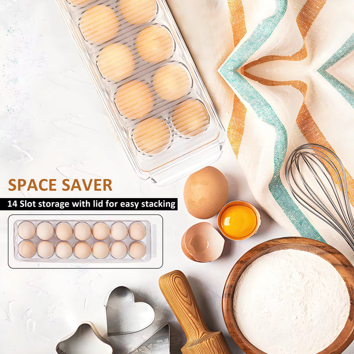 Stackable Refrigerator Egg Organizer
