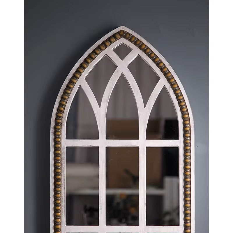 Gothic Arched Window Mirror