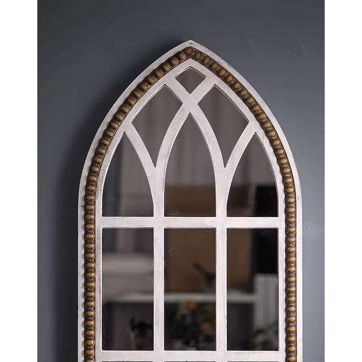 Gothic Arched Window Mirror