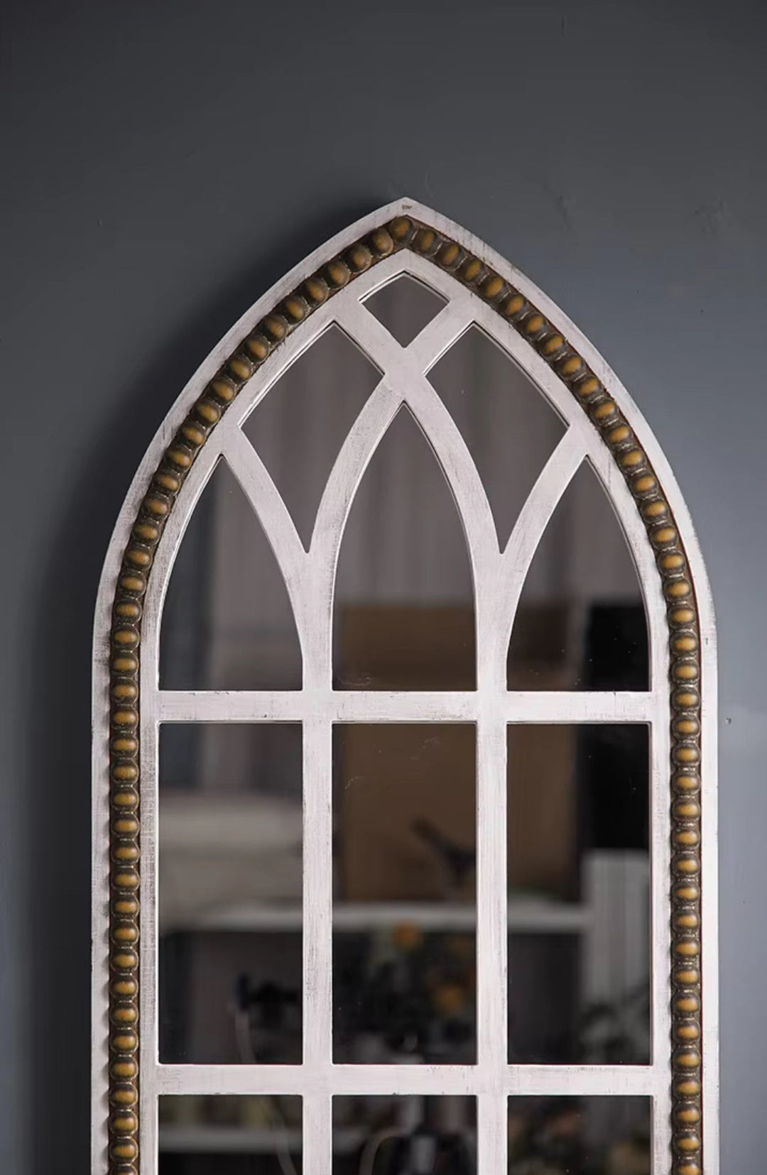 Gothic Arched Window Mirror