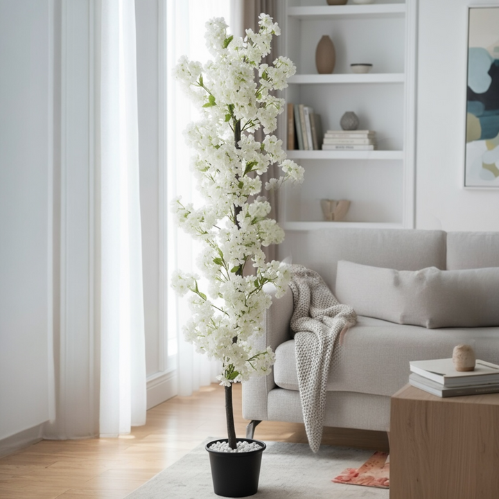 Cherry Blossom Tree - White
