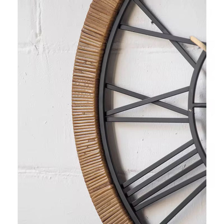 Rustic Roman Numeral Wall Clock