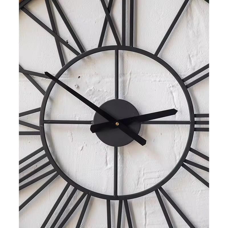 Rustic Roman Numeral Wall Clock