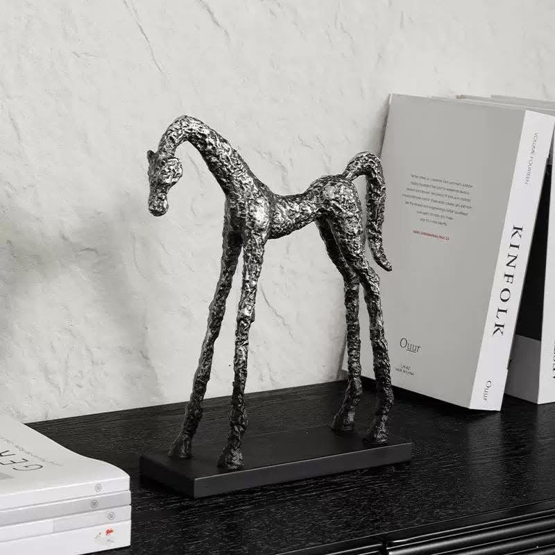 Abstract Horse Sculpture set of 2