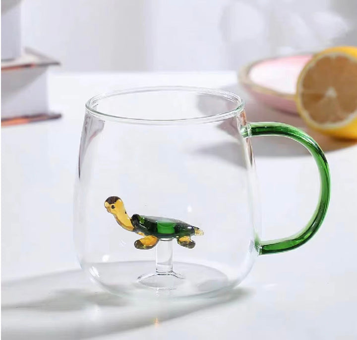 Double Wall Starfish Glass Mug