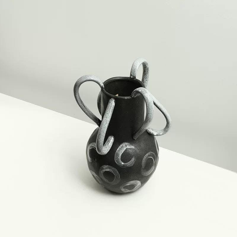 Sculptural Ceramic Vase Set of 2