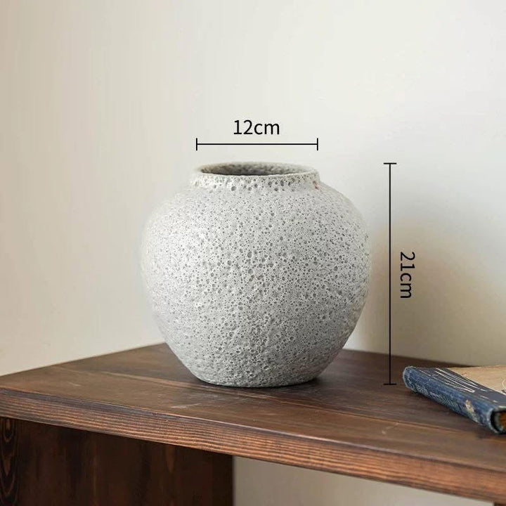 Textured Ceramic Vase Set