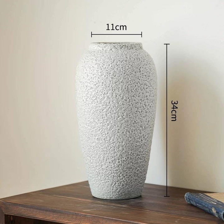 Textured Ceramic Vase Set