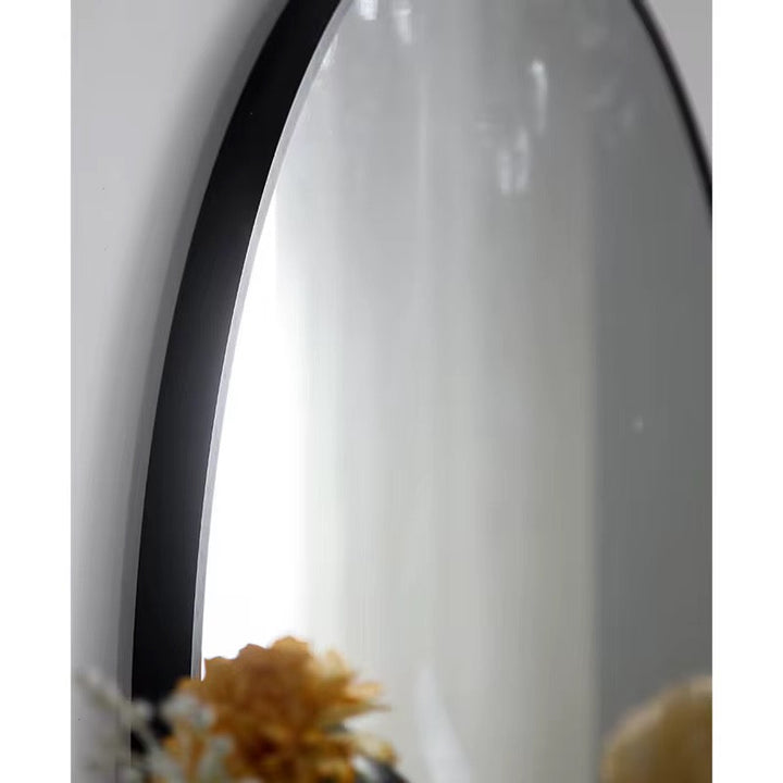 Modern Arch Wall Mirror with Gold Frame