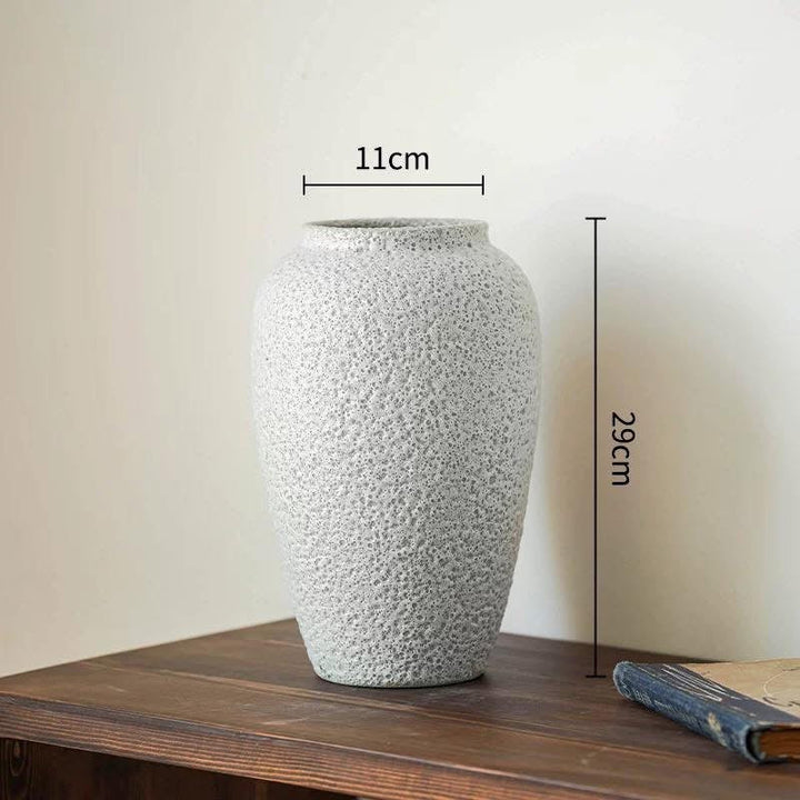 Textured Ceramic Vase Set