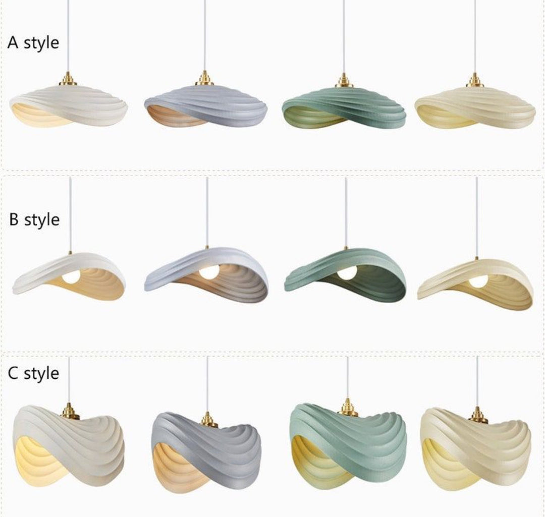 Modern Sculptural Pendant Light