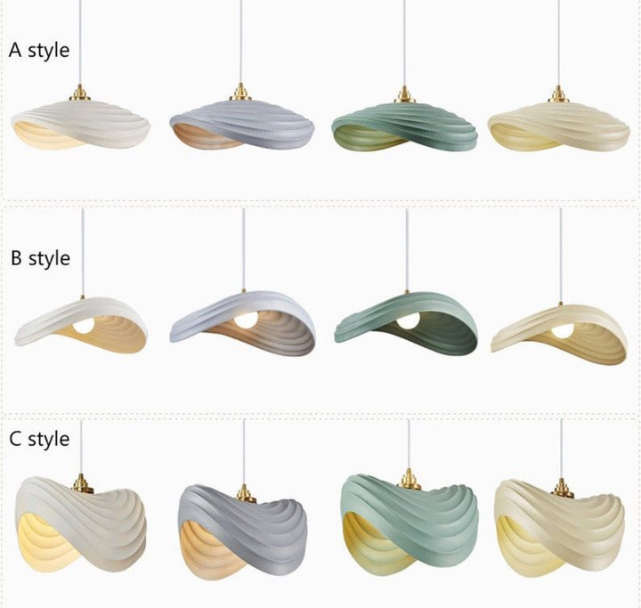 Modern Sculptural Pendant Light