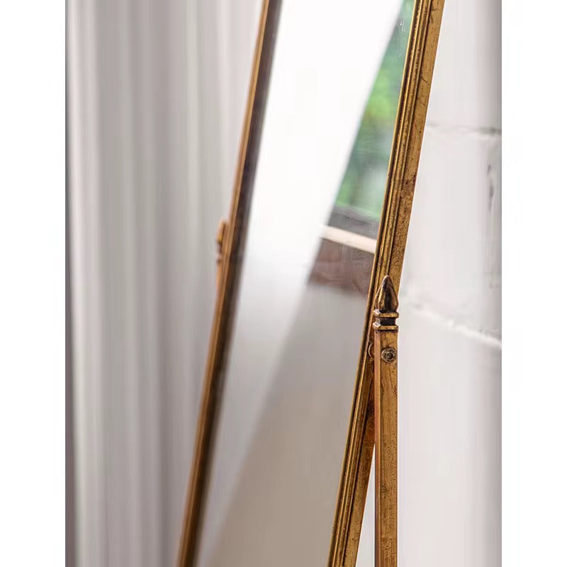 Elegant Gold Standing Mirror
