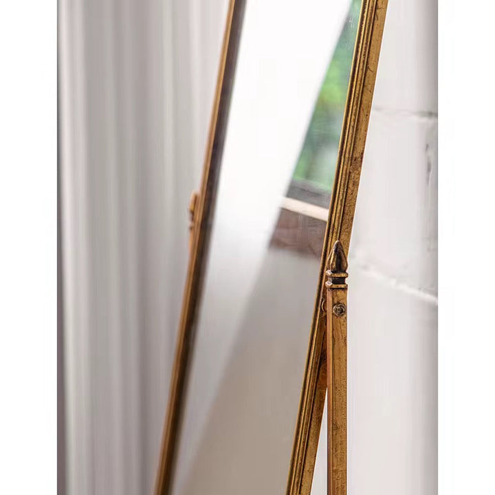 Elegant Gold Standing Mirror