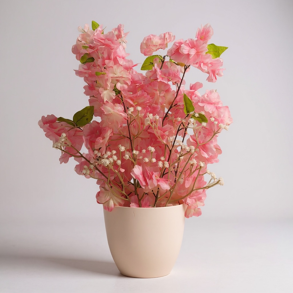 Pink Blossom Artificial Plant