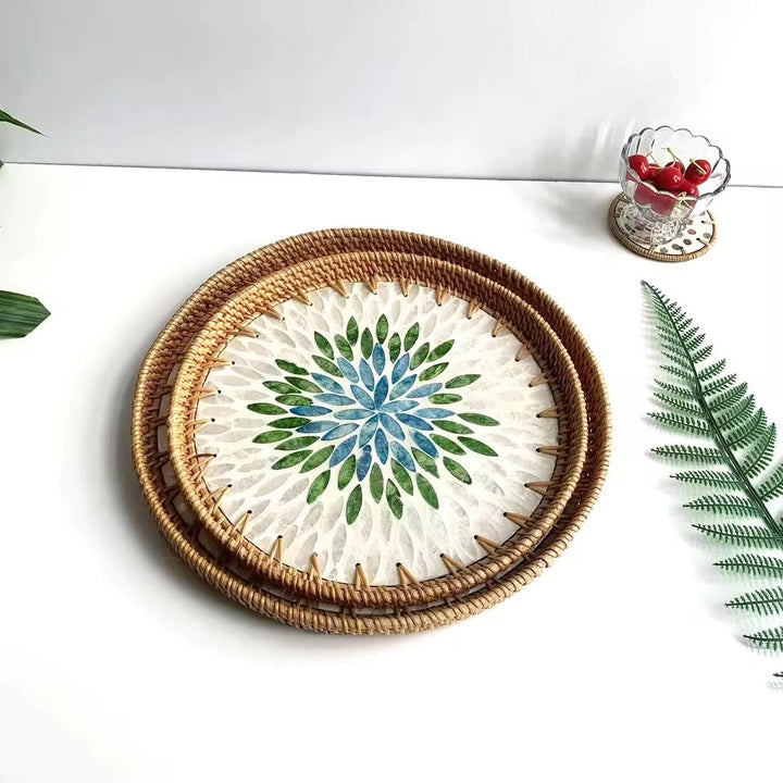 Handcrafted Decorative Wall Light with Natural Design set of 2