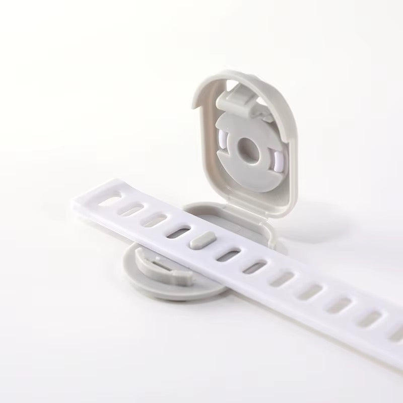 White Adjustable Cabinet 🗄️ Safety Lock set of 4