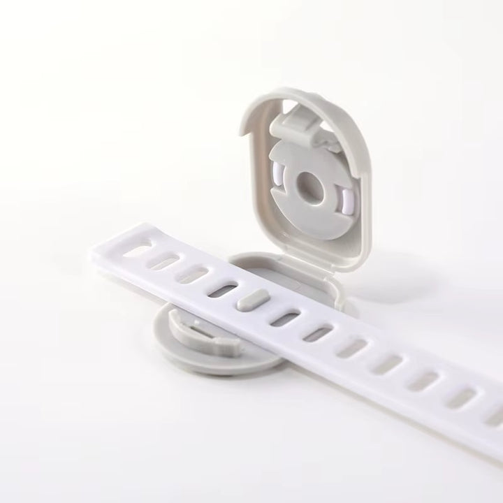 White Adjustable Cabinet 🗄️ Safety Lock set of 4
