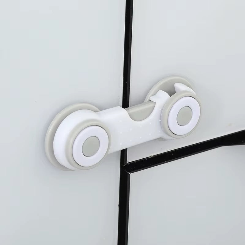 White Adjustable Cabinet 🗄️ Safety Lock set of 4