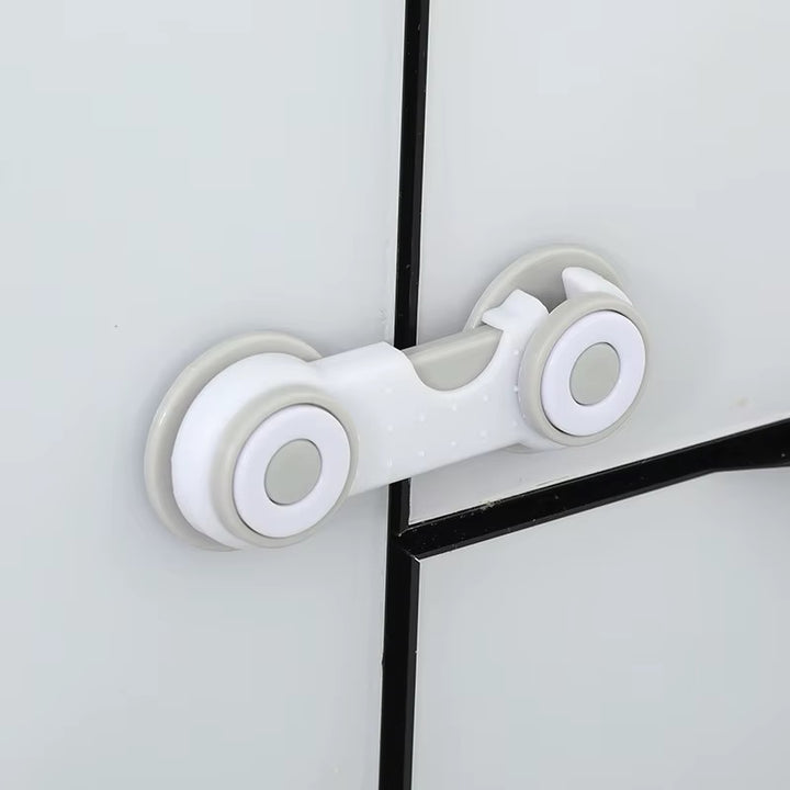 White Adjustable Cabinet 🗄️ Safety Lock set of 4