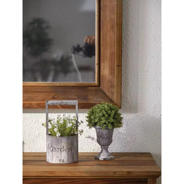 Rustic Wood Wall Mirror