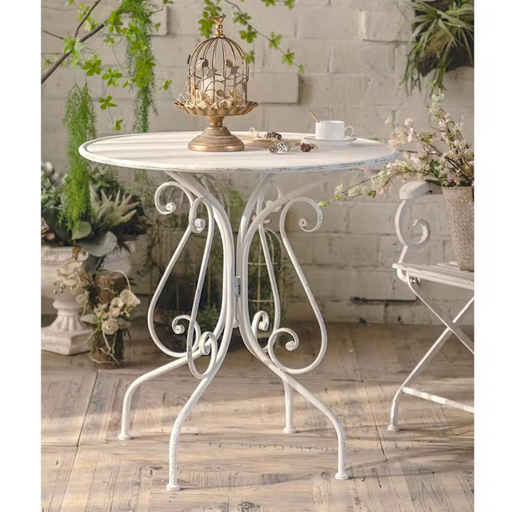 Wrought Iron Garden Table