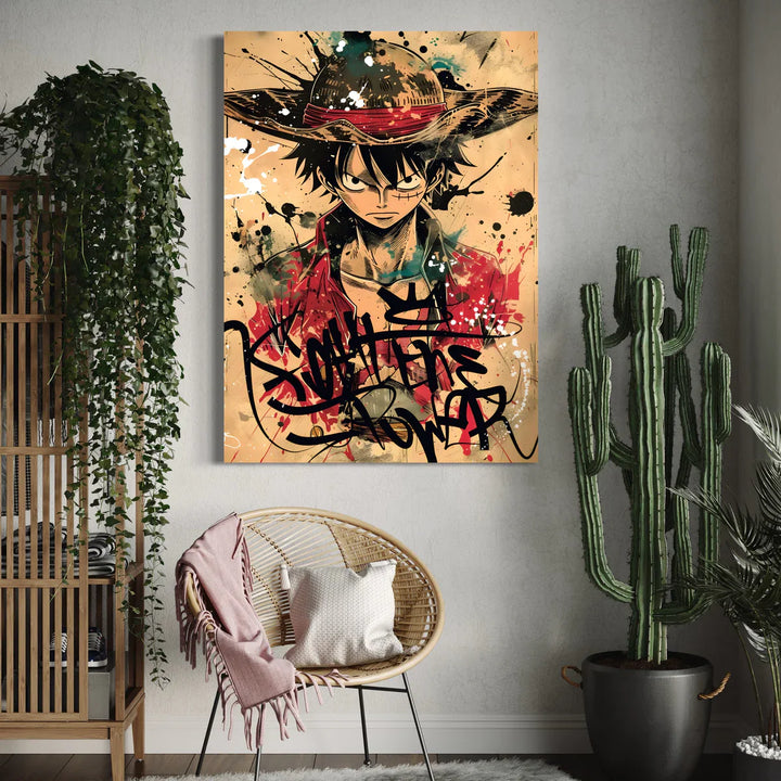 Strawfire - Modern Canvas Wall Art