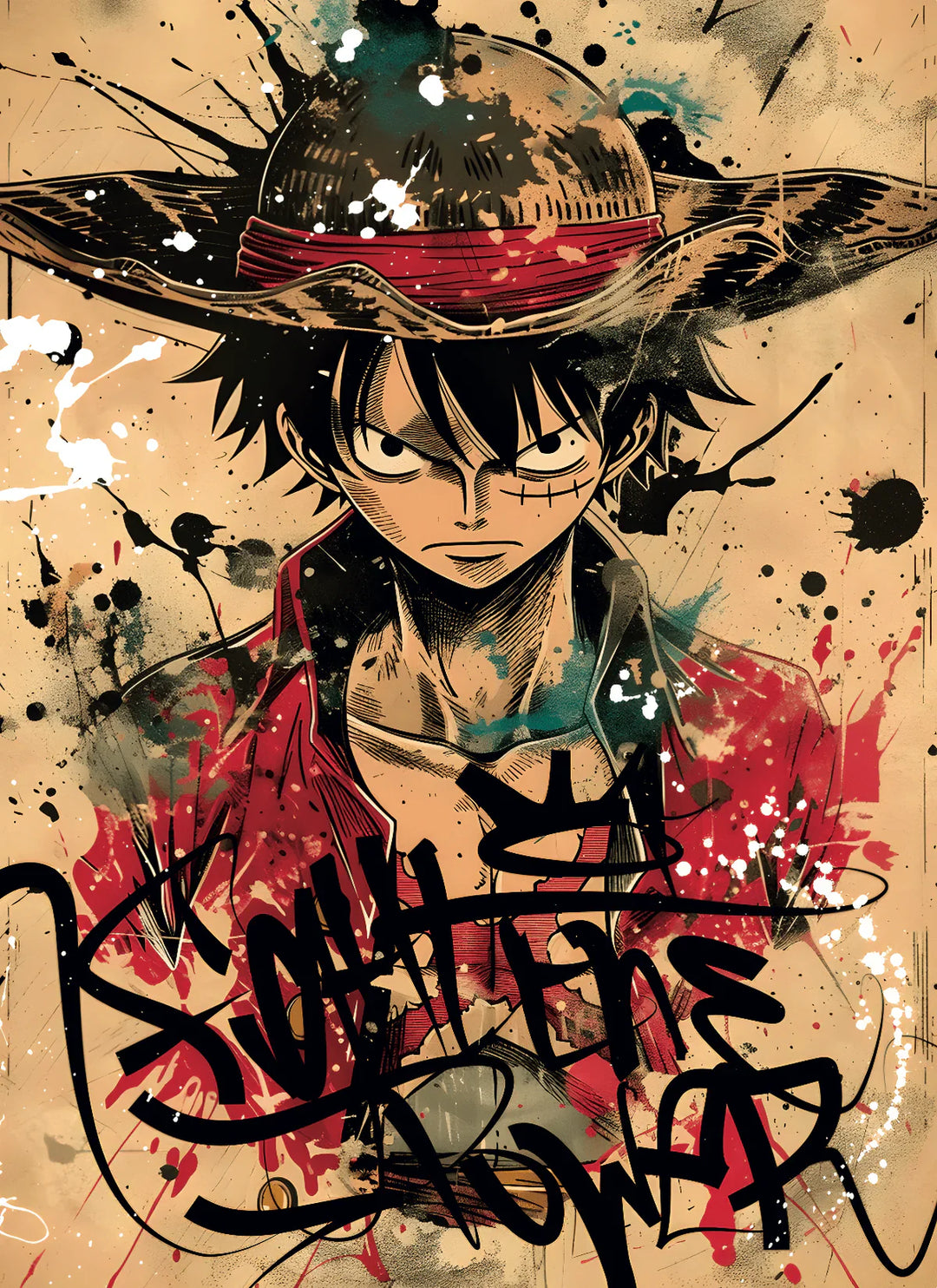 Strawfire - Modern Canvas Wall Art