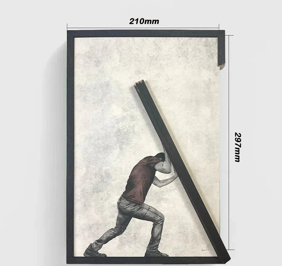 modern framed wall decor artwork for home or office