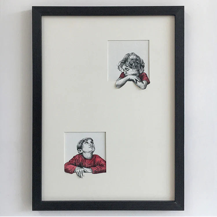 modern framed wall decor artwork for home or office