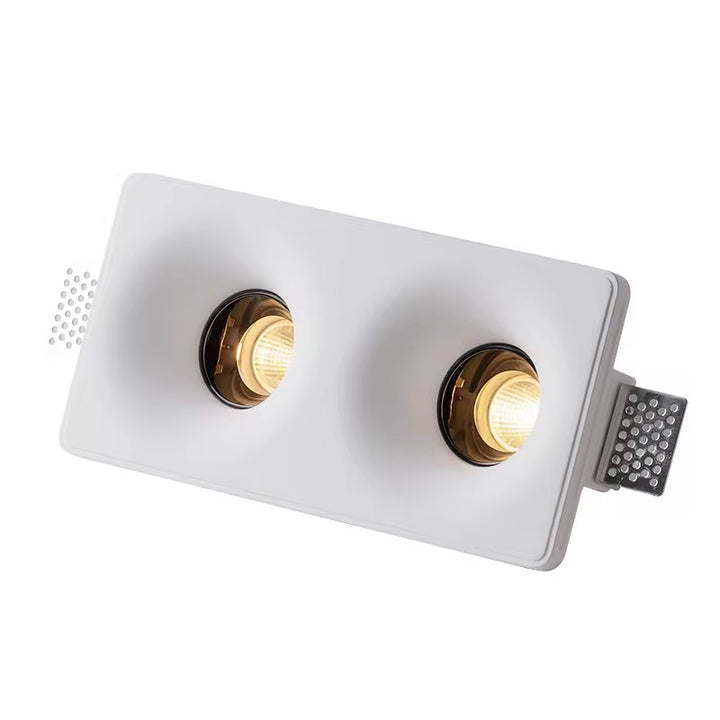 Modern Double Adjustable Recessed LED Ceiling Spotlight