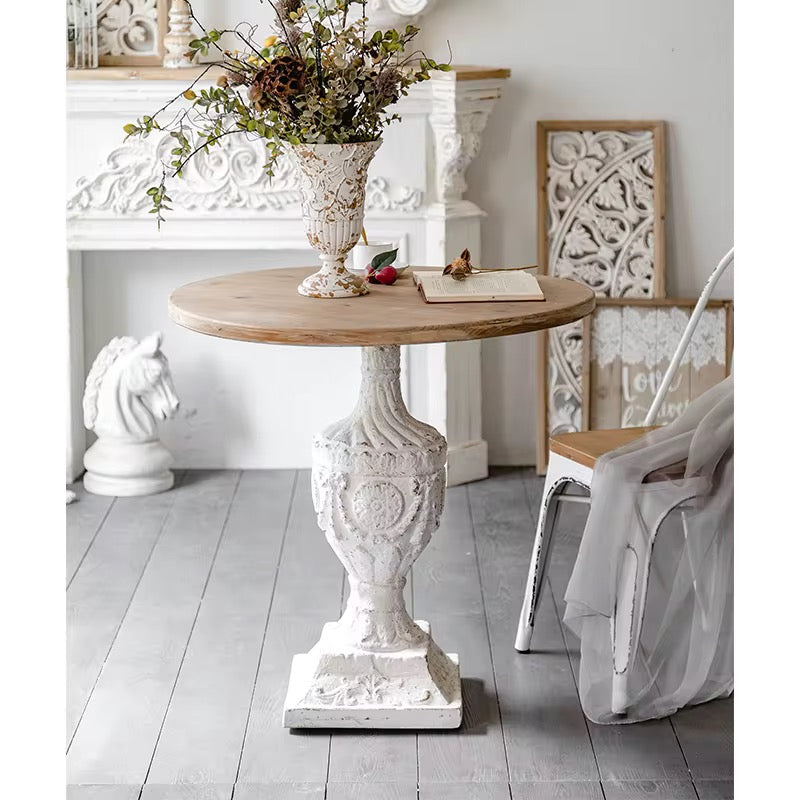 Vintage Pedestal Round Table