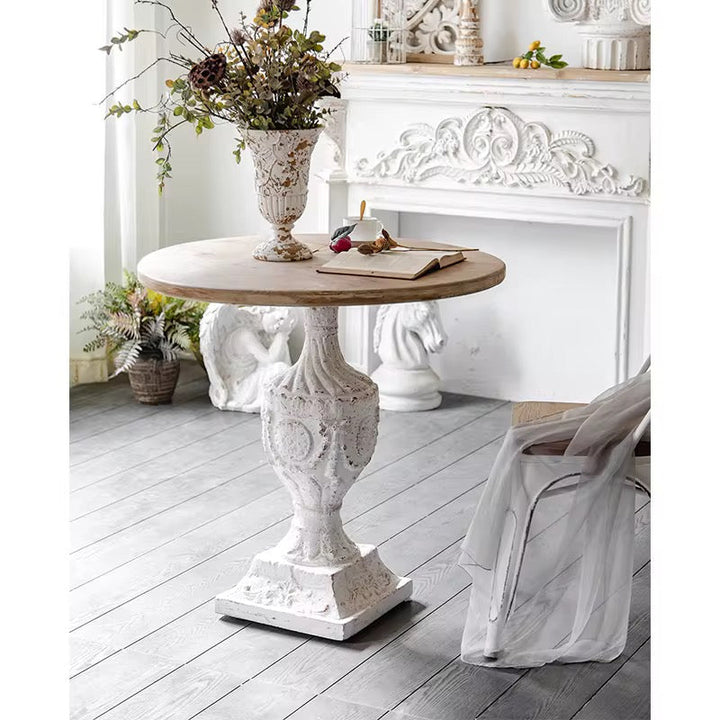 Vintage Pedestal Round Table