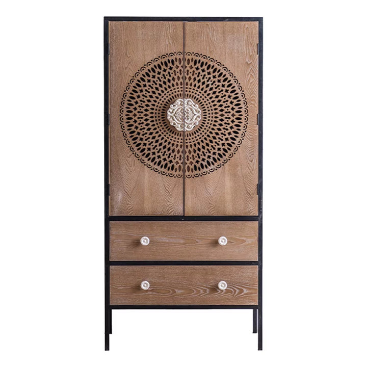 Mandala Wood Cabinet