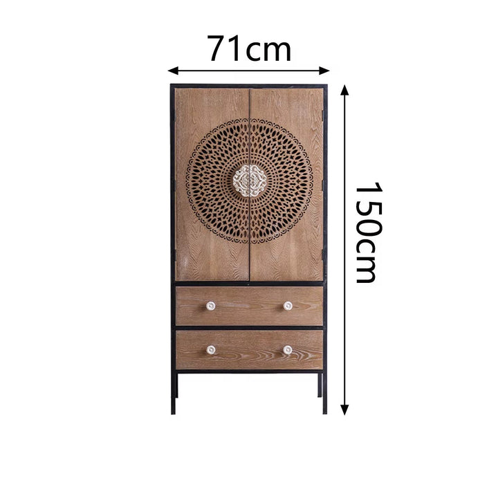 Mandala Wood Cabinet