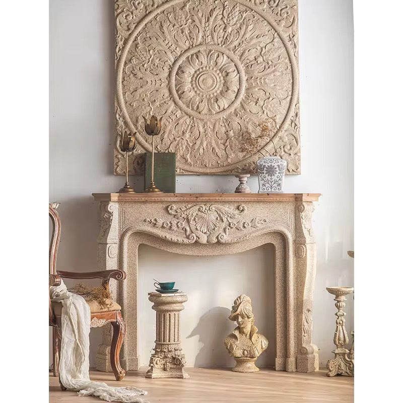 Vintage Fireplace Console