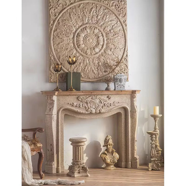 Vintage Fireplace Console