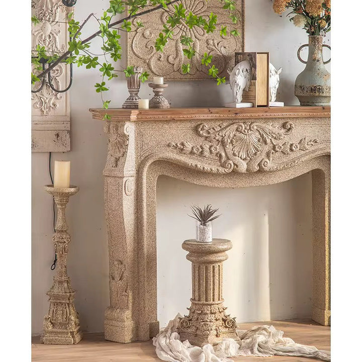 Vintage Fireplace Console