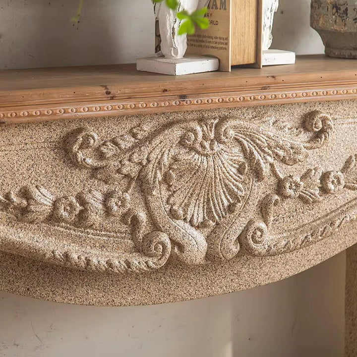 Vintage Fireplace Console