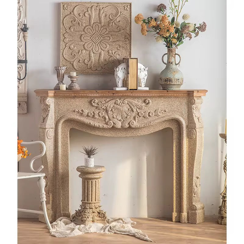 Vintage Fireplace Console