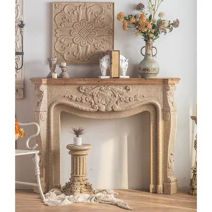 Vintage Fireplace Console