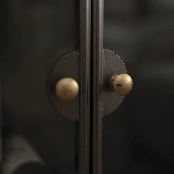 Modern Metal Bar Cabinet